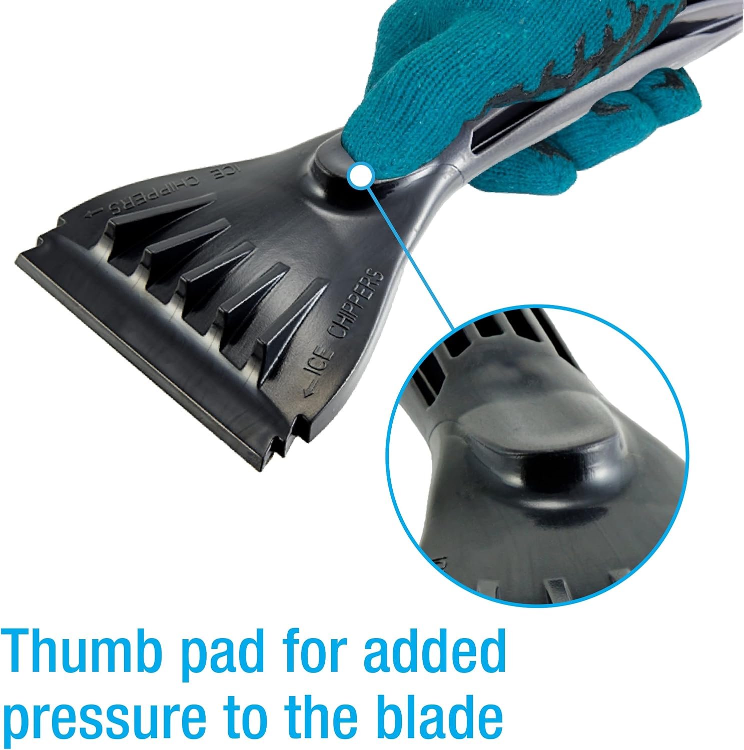 Hopkins 16211 Ice Ripper Ice Scraper – Heavy-Duty Frost and Ice Removal Tool – Winter Vehicle Accessory - Image 4