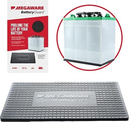 Megaware BatteryGuard 40131 Marine Battery Protection System – Corrosion Prevention Kit for 12V Boat Battery Terminals
