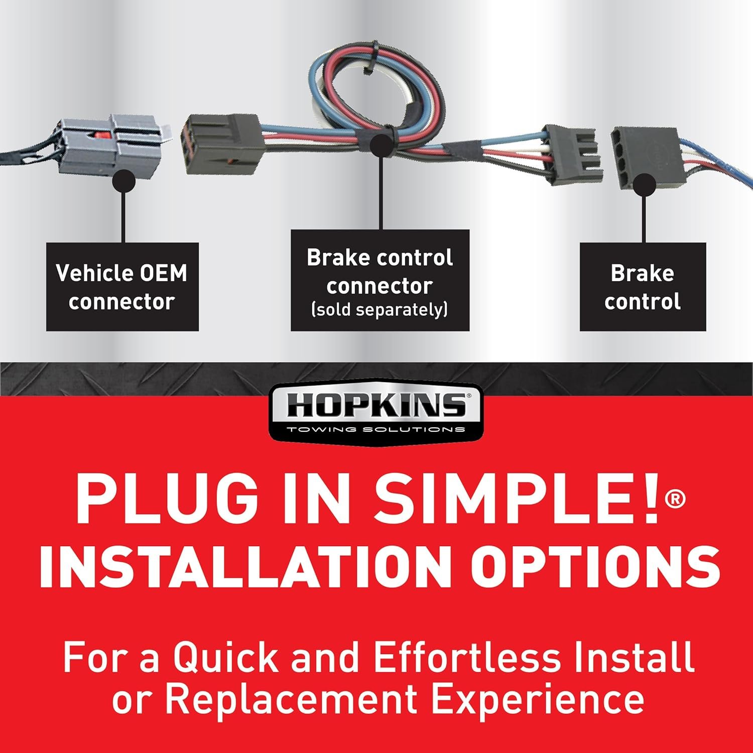 Hopkins 47294 Brake Controller – Electronic Trailer Brake Management System – Adjustable Towing Control - Image 2
