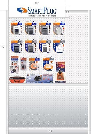 SmartPlug NTP2018PLN Point-of-Sale Display – 2018 Retail Merchandising Stand for SmartPlug Shore Power Products
