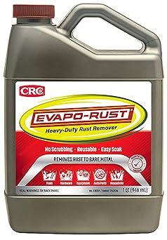 CRC Evapo-Rust 1752537 Rust Remover – Water-Based Non-Toxic Formula for Steel Parts and Automotive Restoration