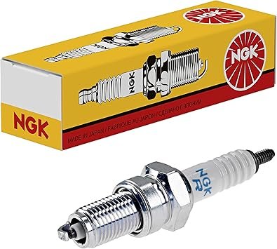 NGK 5329 DPR9EA-9 Resistor Spark Plug – 12mm Thread, Heat Range 9, Factory-Gapped 0.9mm Motorcycle Plug