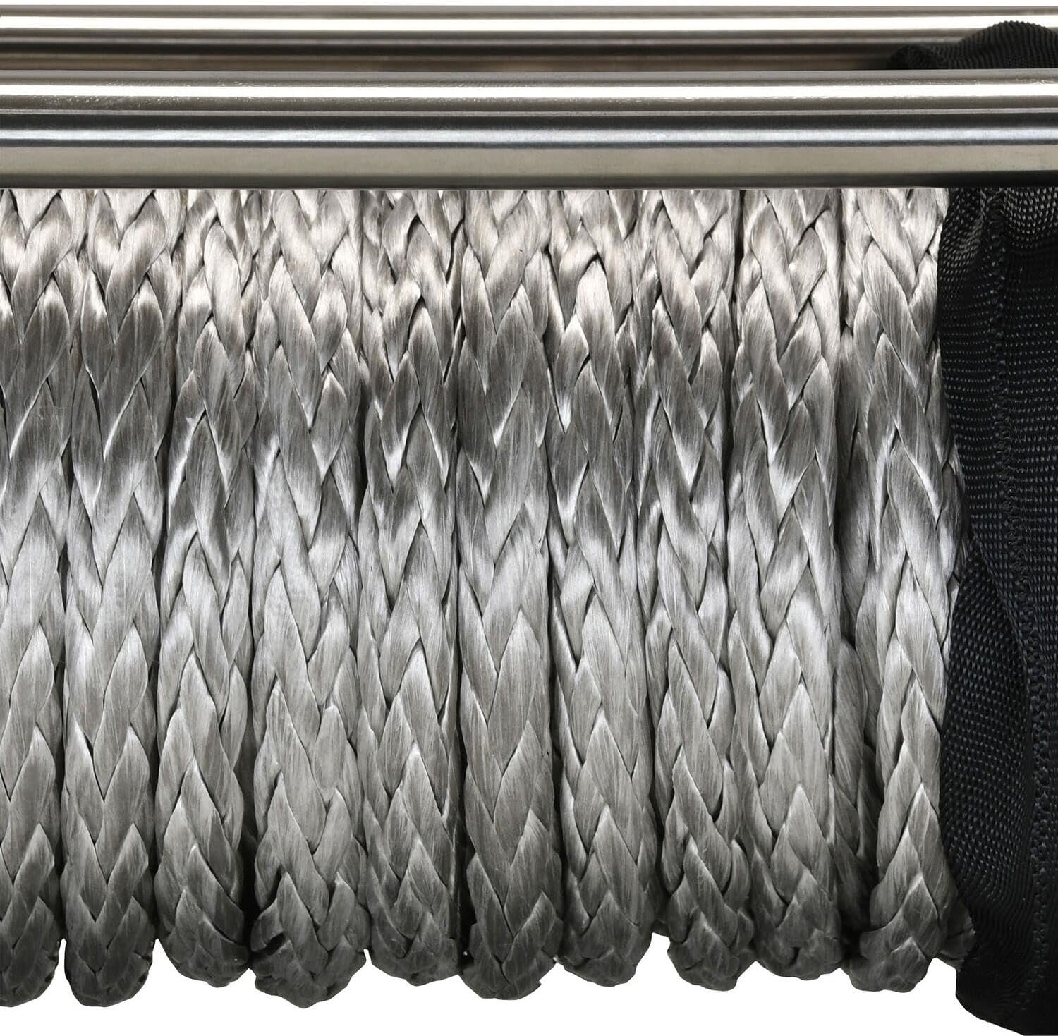 Superwinch 1595201 Tiger Shark 9500SR Winch – 9500 lb Capacity, 3/8 in x 80 ft Synthetic Rope, 5.2 HP Motor - Image 6