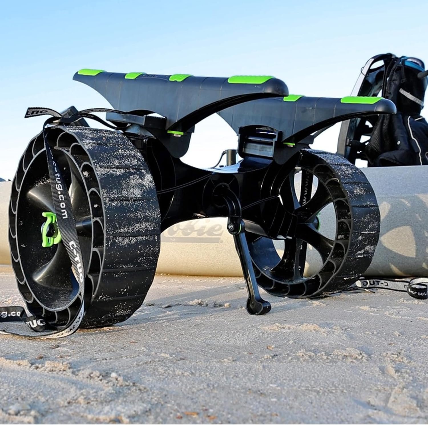 RAILBLAZA 50001471 C-TUG R with SandTrakz Wheels – 176 lb Kayak Cart for Soft Sand Transport - Image 2