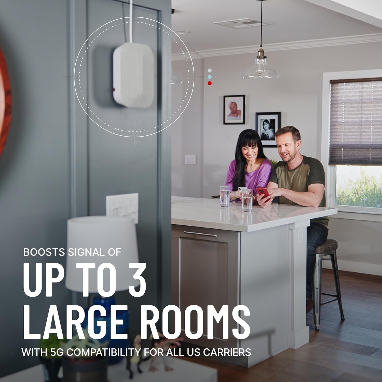 weBoost 470144 Home MultiRoom Cell Signal Booster – 65 dB Gain Residential Coverage for Multiple Rooms - Image 3