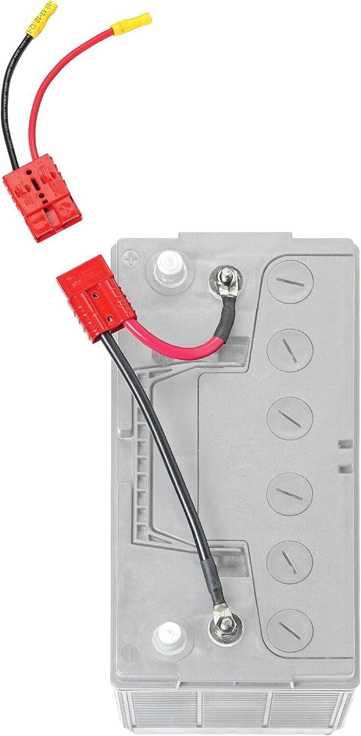 Connect-Ease RCE12VB1K Single Device Connector Kit – 12V Quick Connect Battery System for Marine Accessories