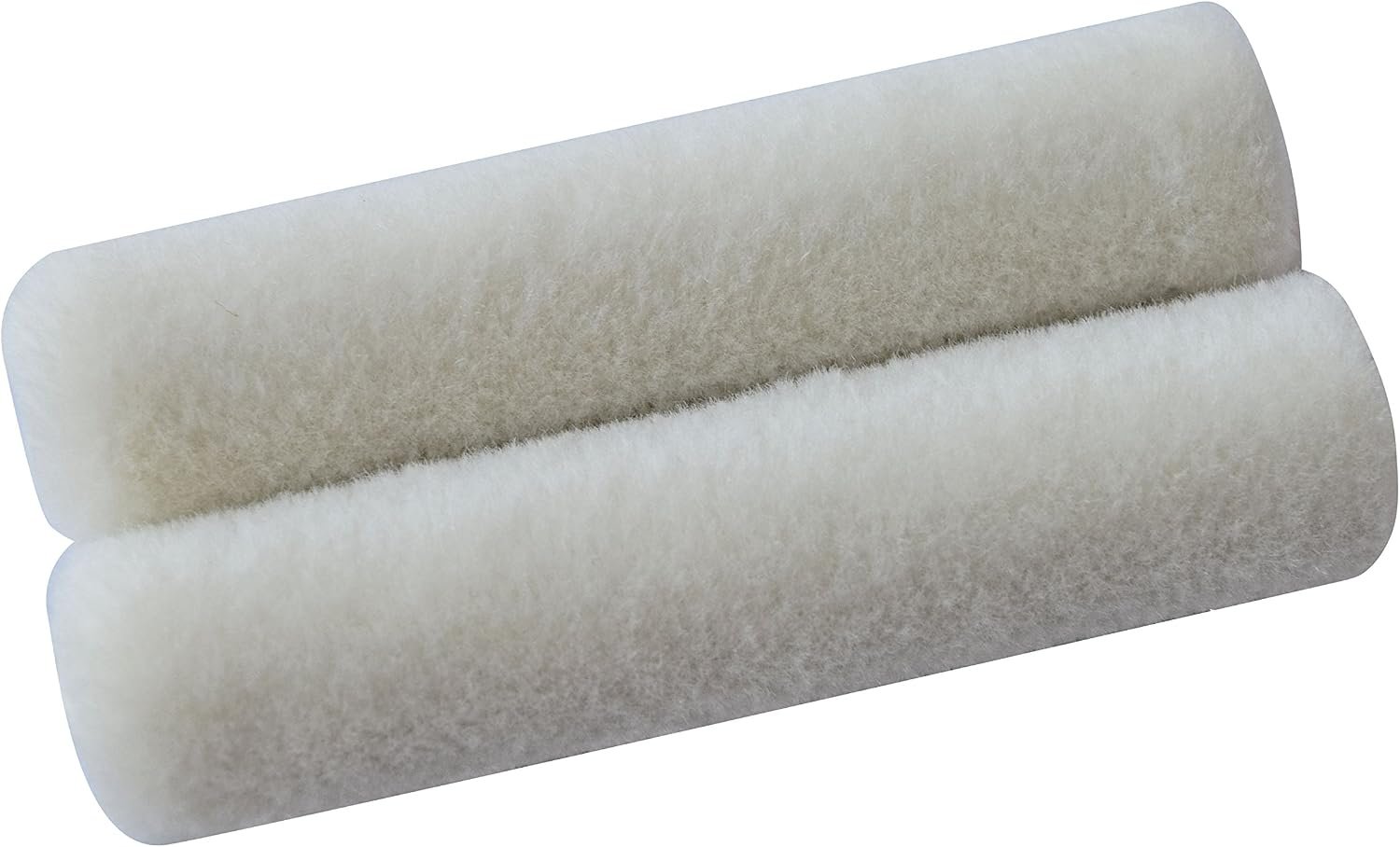Redtree Industries 36030 Mini Mohair Roller Refill – 4in Width, 3/16in Nap, Phenolic Core Twin Pack for Smooth Finishes