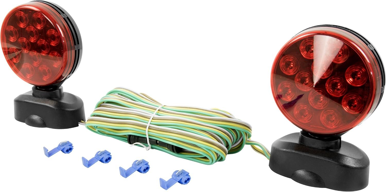 Hopkins C6304 Wireless Tow Light Kit – 2 Magnetic LED Tow Lights with Wireless Operation and Rechargeable Design - Image 2