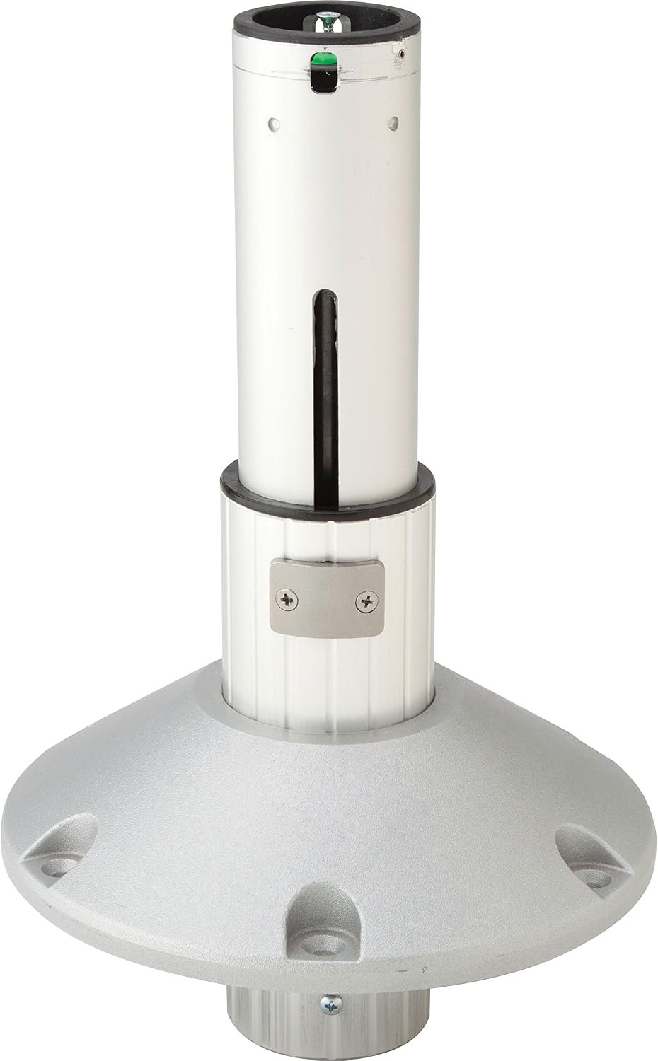 Attwood AOP0912BD1 Power Pedestal Seat Base – 9in x 12in Gray Platform – Adjustable Height Marine Seating System