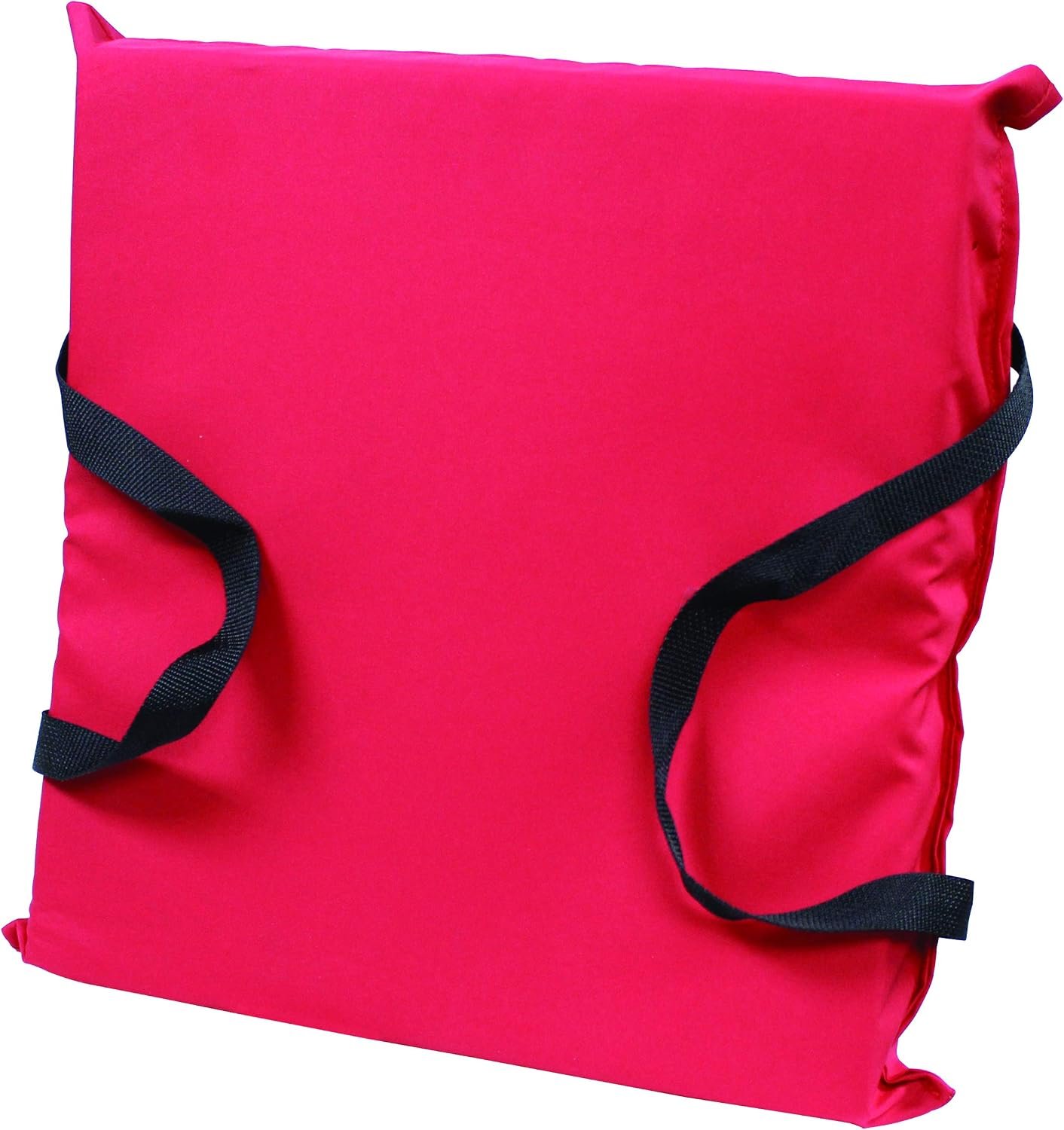 Onyx Outdoor Throwable Foam Cushion Red – USCG Type IV Flotation Device with Closed-Cell Foam Core and Marine Cover