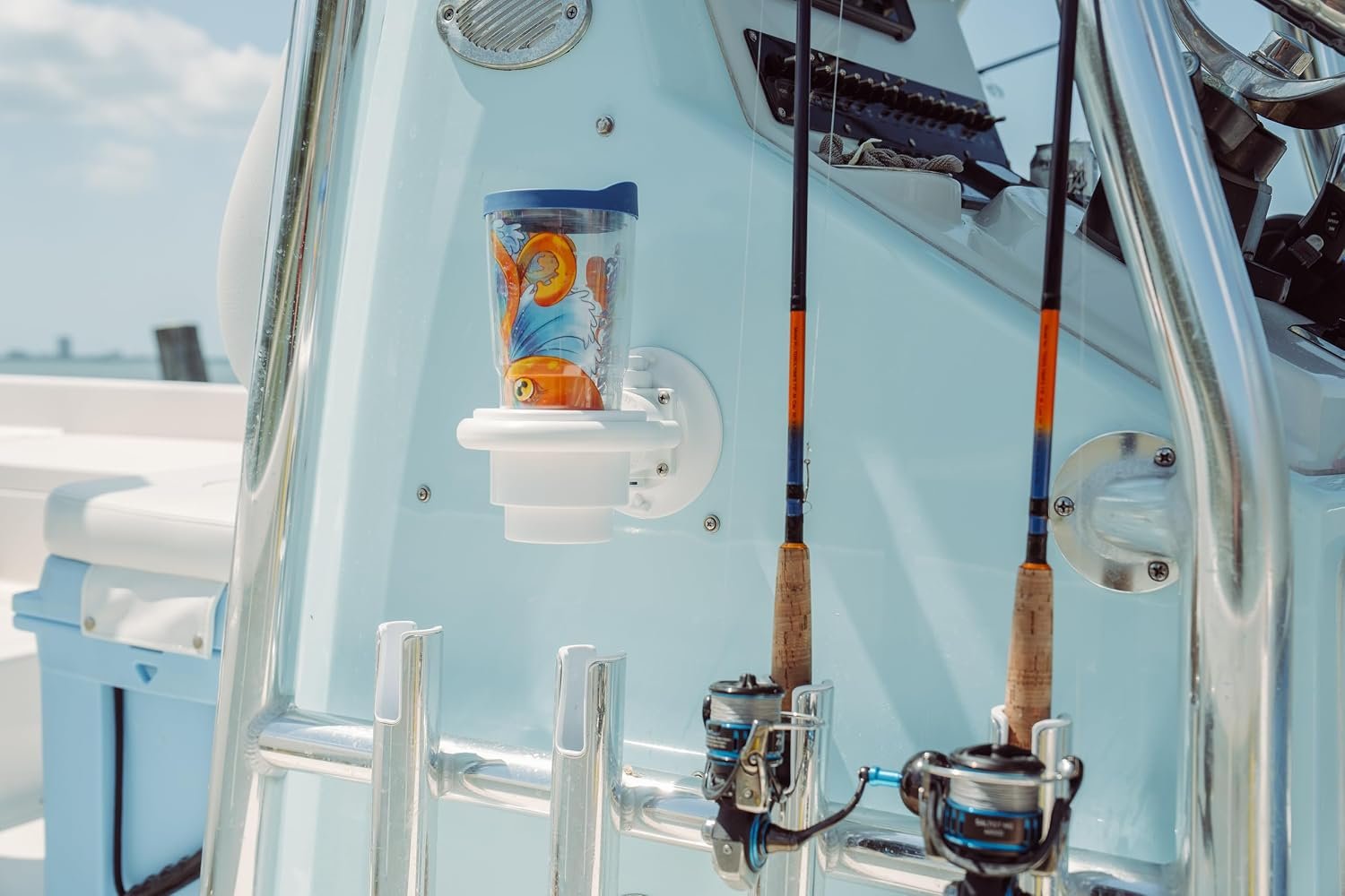 SeaSucker MC5314W Vertical Cup Holder – White Vacuum-Mount Single Beverage Holder for Marine and Vehicle Use - Image 3