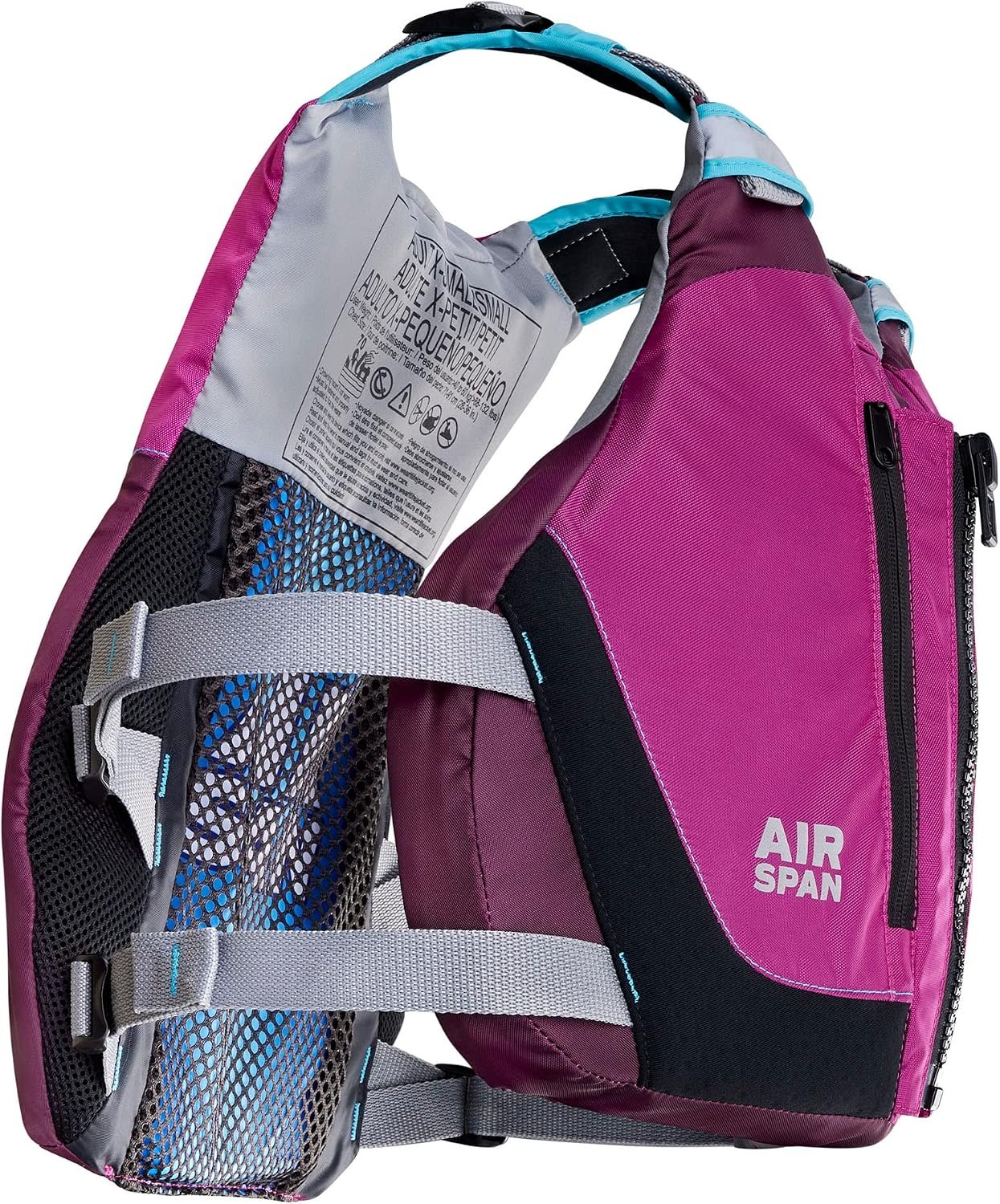 Onyx Outdoor 60002023 Air Span Breeze Kayak Life Vest – L/XL Paddling PFD with Ventilated Back Design - Image 7