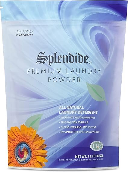 Westland 1003 Splendide Laundry Powder Detergent – 3 lb Zip-Lock Package for High-Efficiency Washers