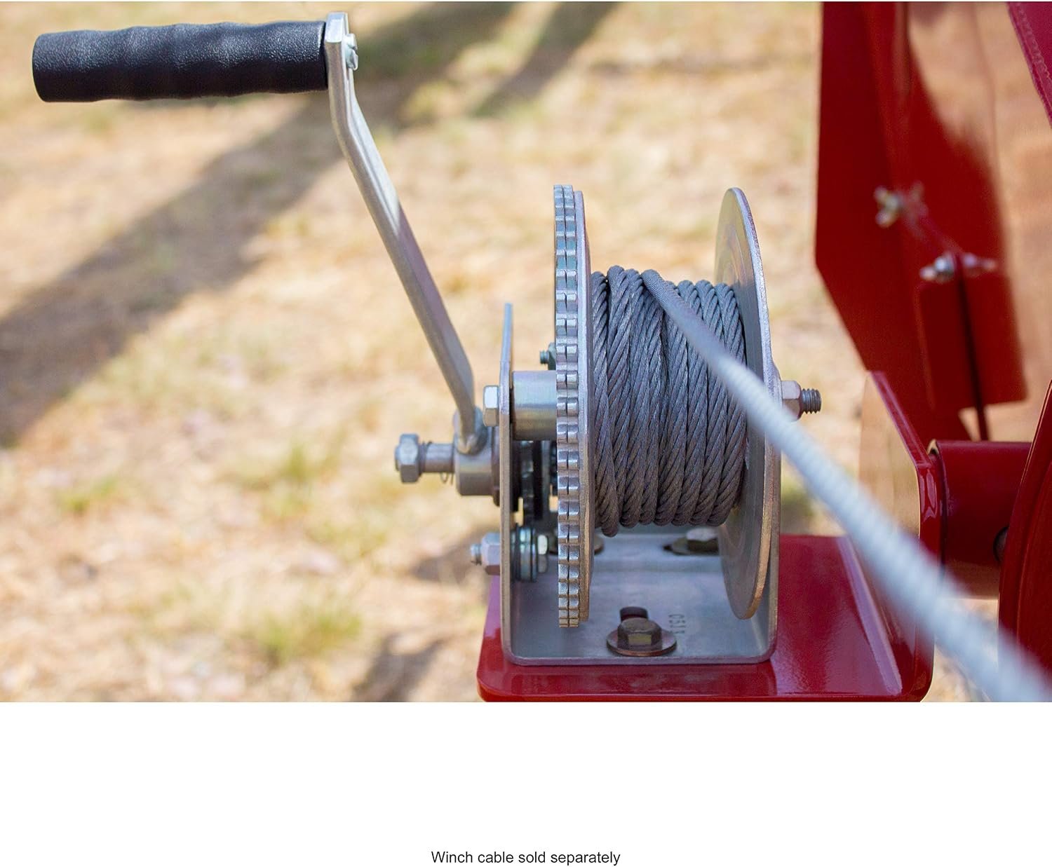 Dutton-Lainson DLB1200A Brake Winch – 1200 lb Capacity with Automatic Friction Brake and Zinc-Plated TUFFPLATE Finish - Image 4