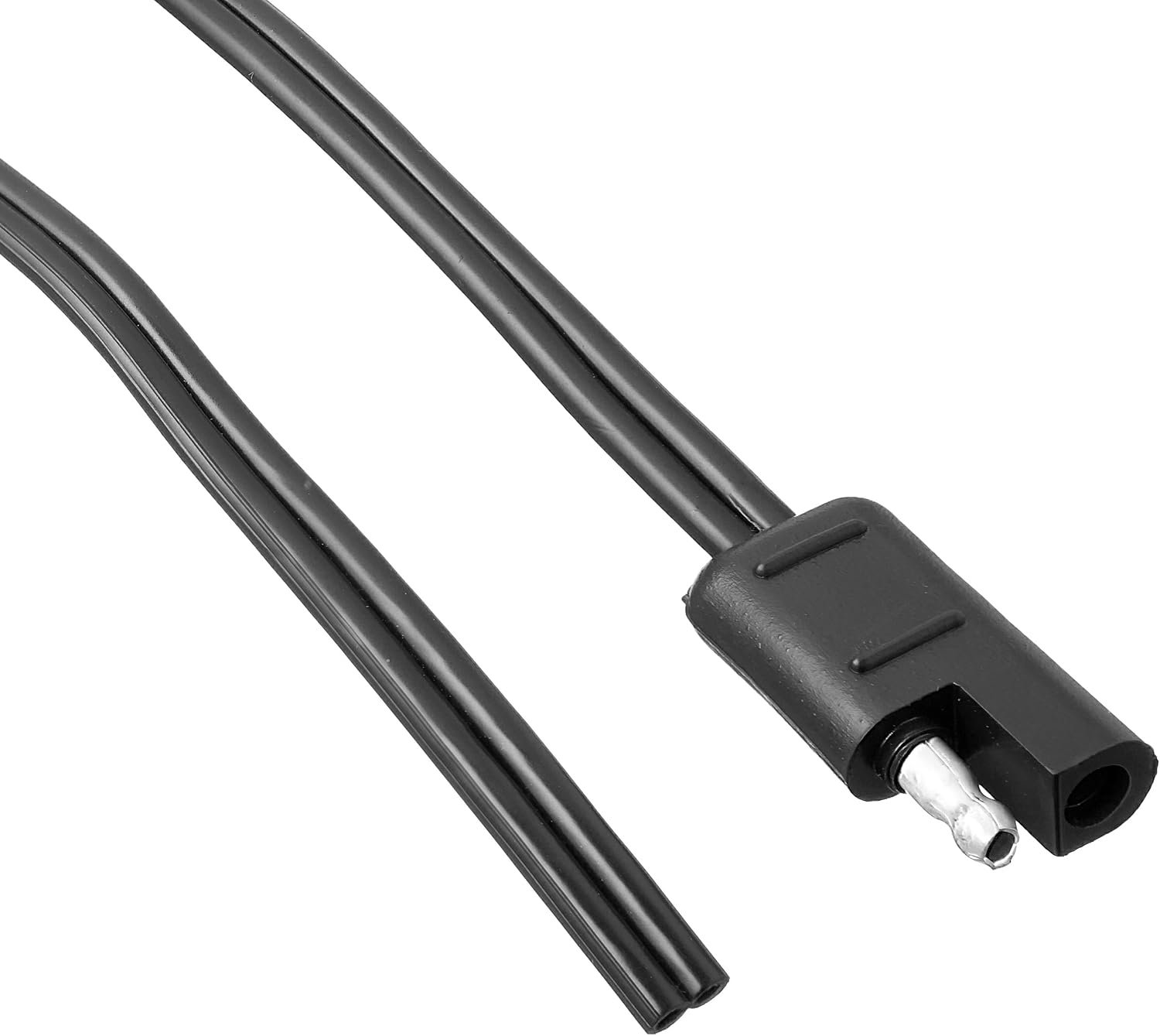 Zamp Solar WIR1016 10-Foot Fused SAE Solar Plug Cable – 12/2 AWG UV-Rated Copper Wire with 15A Inline Fuse