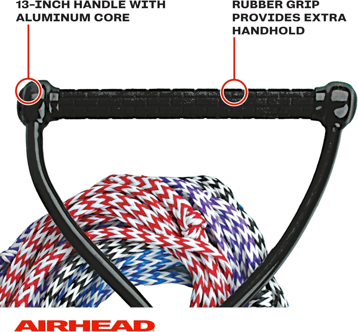 Airhead AHSR4 Water Ski Rope – 75 ft 4-Section Tow Rope with Adjustable Length Configuration - Image 3