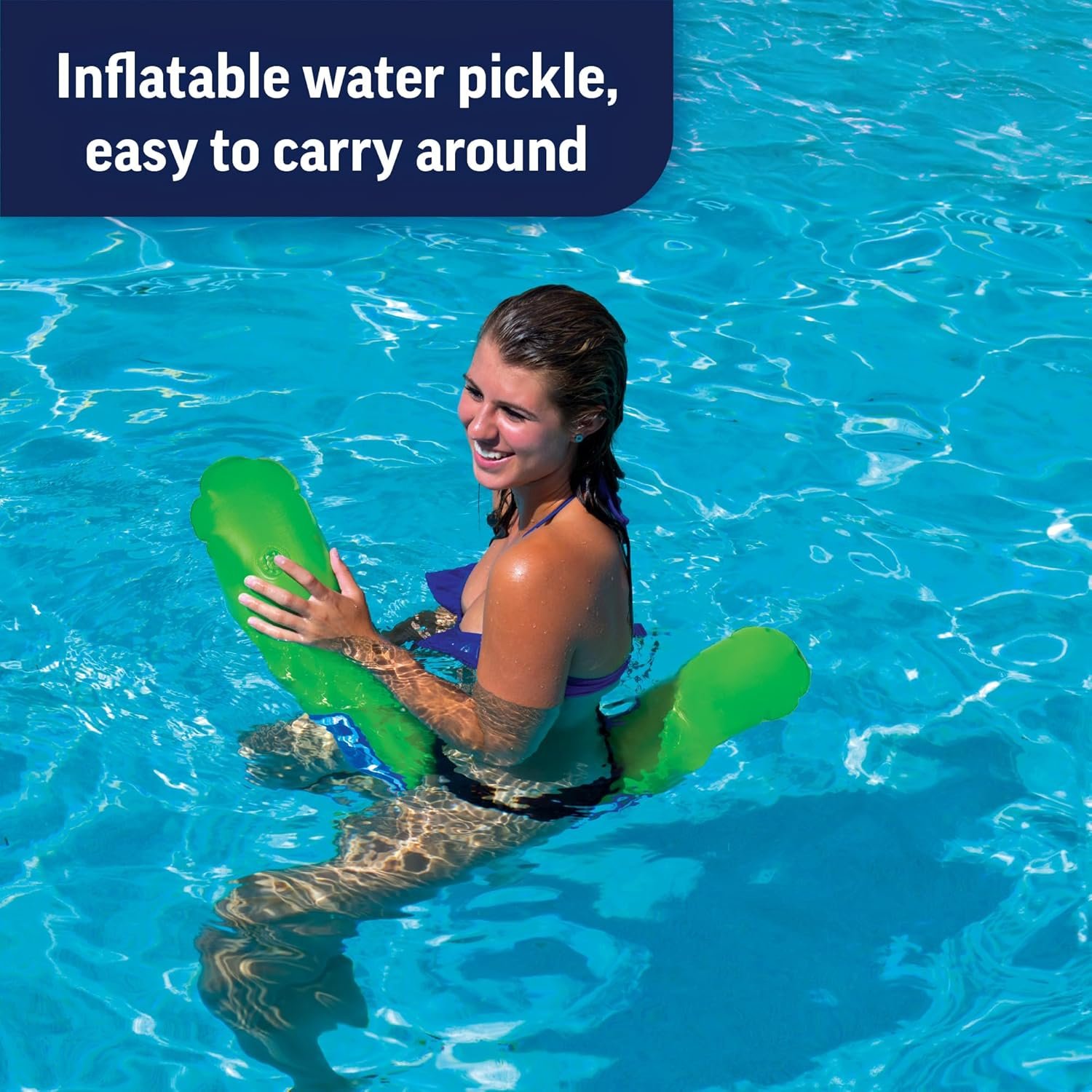WOW Sports 182010 Water Pickle Toss Game – 10-Pack Floating Water Game Set – Pool and Lake Recreation - Image 3
