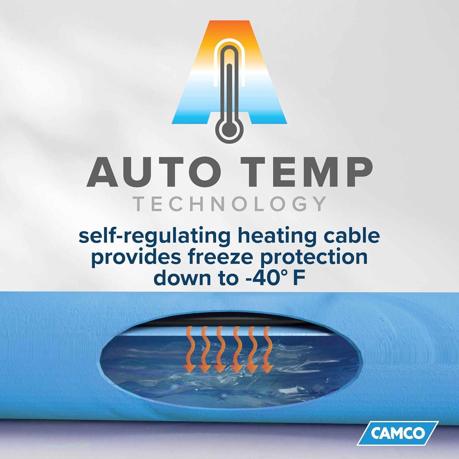 Camco 22924 Heated Drinking Water Hose – 50ft Freeze Protection RV and Marine Water Hose - Image 3