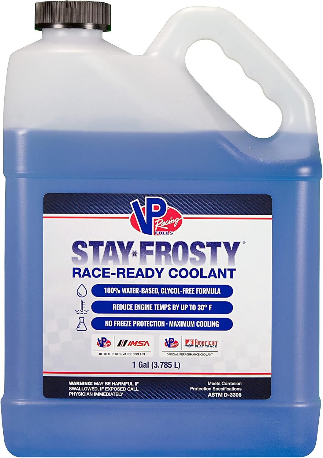 VP Racing Fuels 23051 Stay Frosty Race Ready Coolant – Ready-to-Use Performance Coolant, 1 Gallon Formula