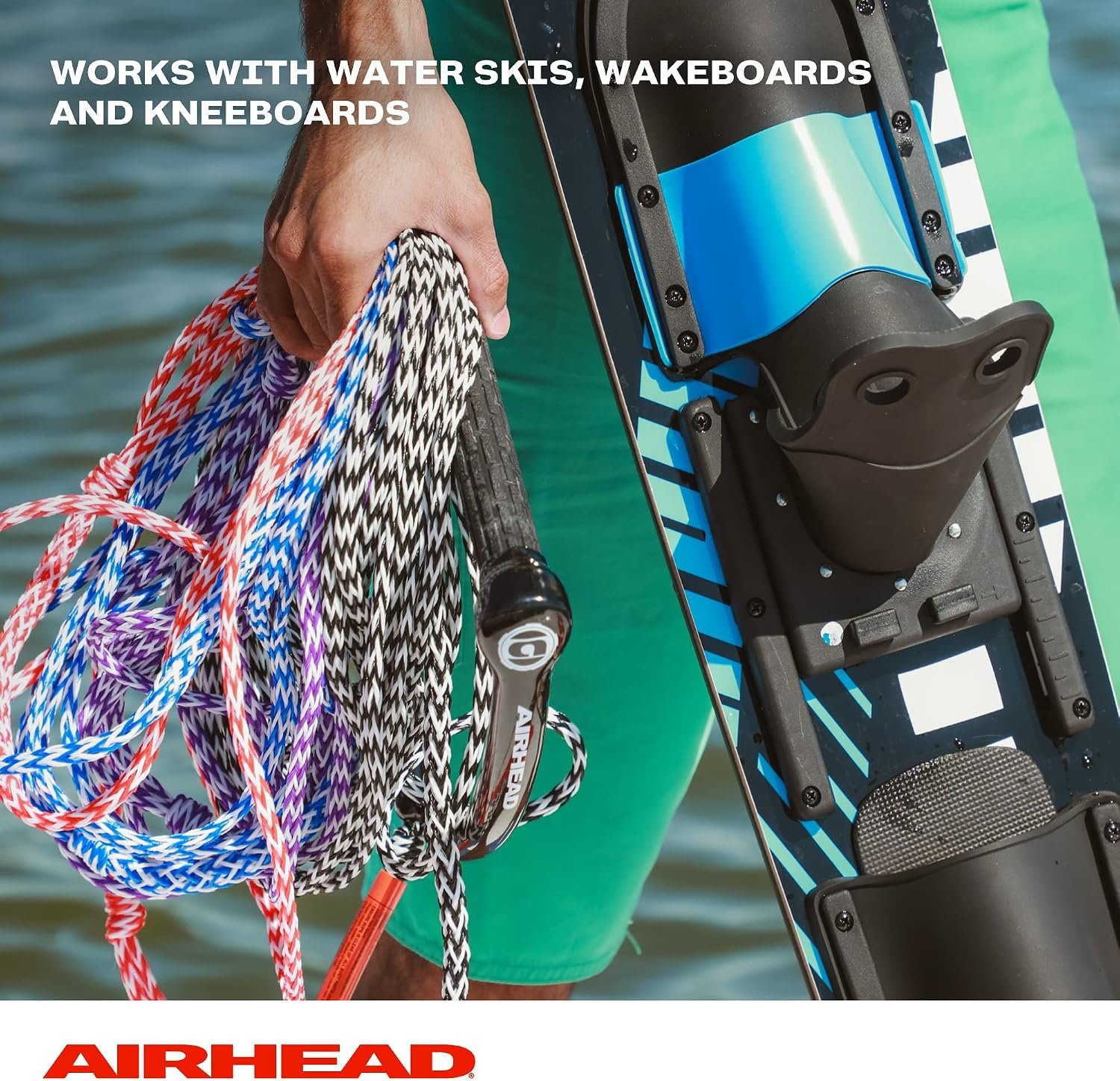 Airhead AHSR4 Water Ski Rope – 75 ft 4-Section Tow Rope with Adjustable Length Configuration - Image 5
