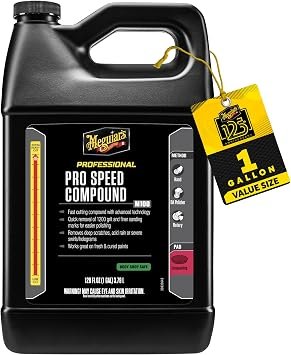 Meguiar’s M10001 Pro Speed Compound – 1 Gallon Professional Fast-Cut Paint Correction Compound