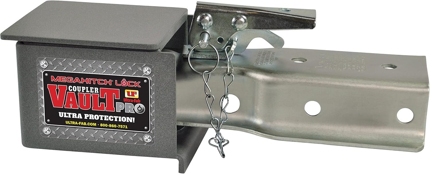 Ultra-Fab 35946510 MegaHitch Coupler Vault Combo Kit – Trailer Coupler Security and Locking System
