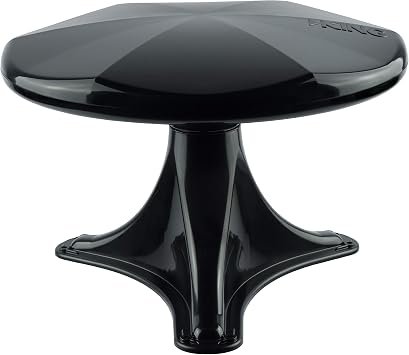 KING OA1001 Omnidirectional TV Antenna – Black HDTV Antenna with 360-Degree Reception for RV and Mobile Use