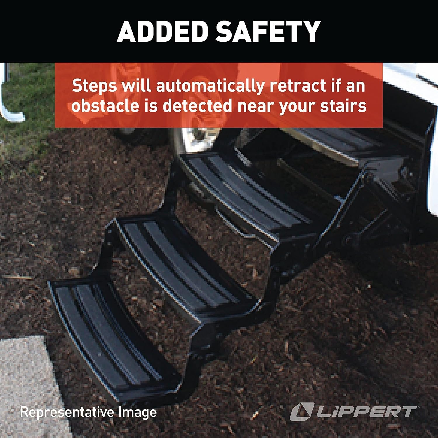 Lippert 369552 Kwikee 25 Series Electric RV Step – Automatic Entry Step Assembly for Motorhomes and RVs - Image 6