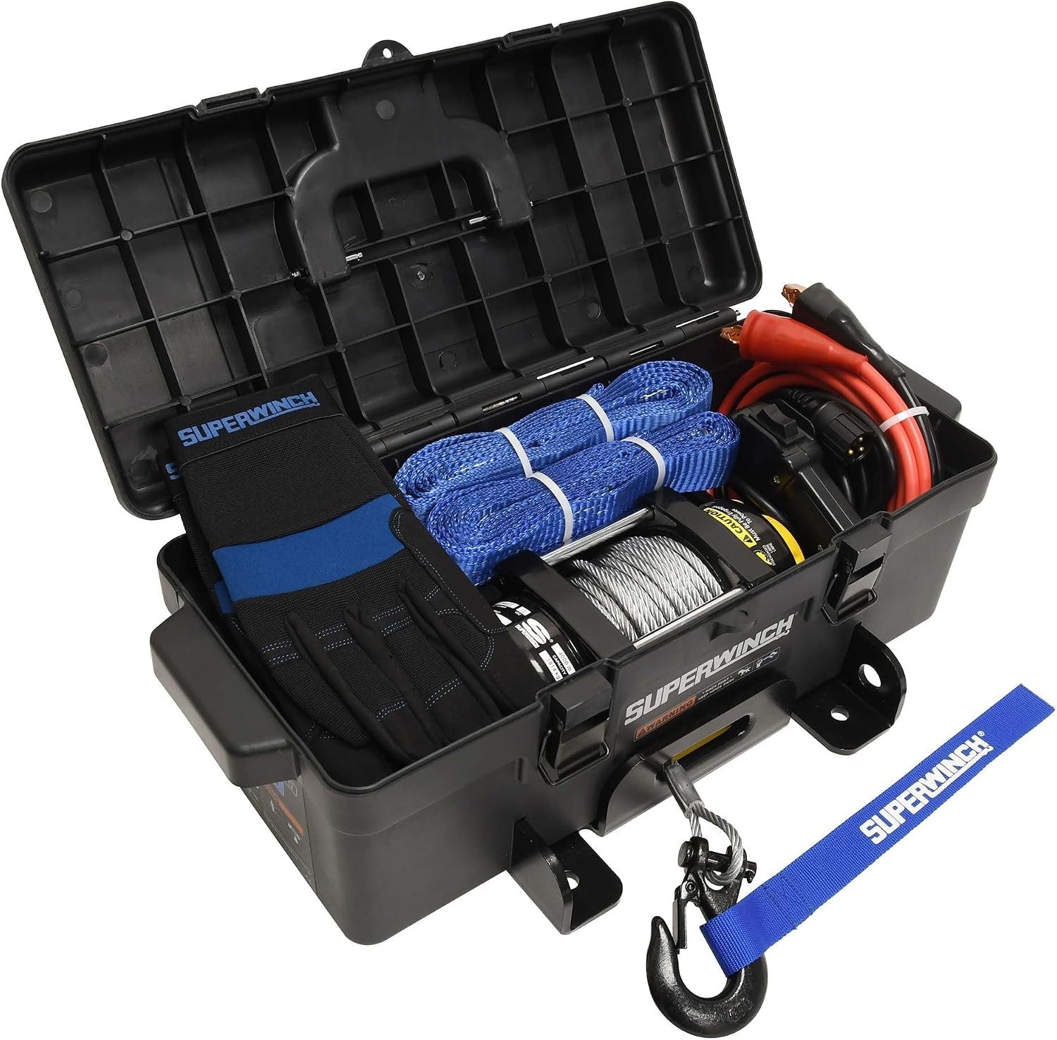 Superwinch 1140222 Winch2Go Portable Electric Winch Kit – 4,000 lb Pull Capacity, 12V Motor, 40 ft Steel Wire Rope - Image 8