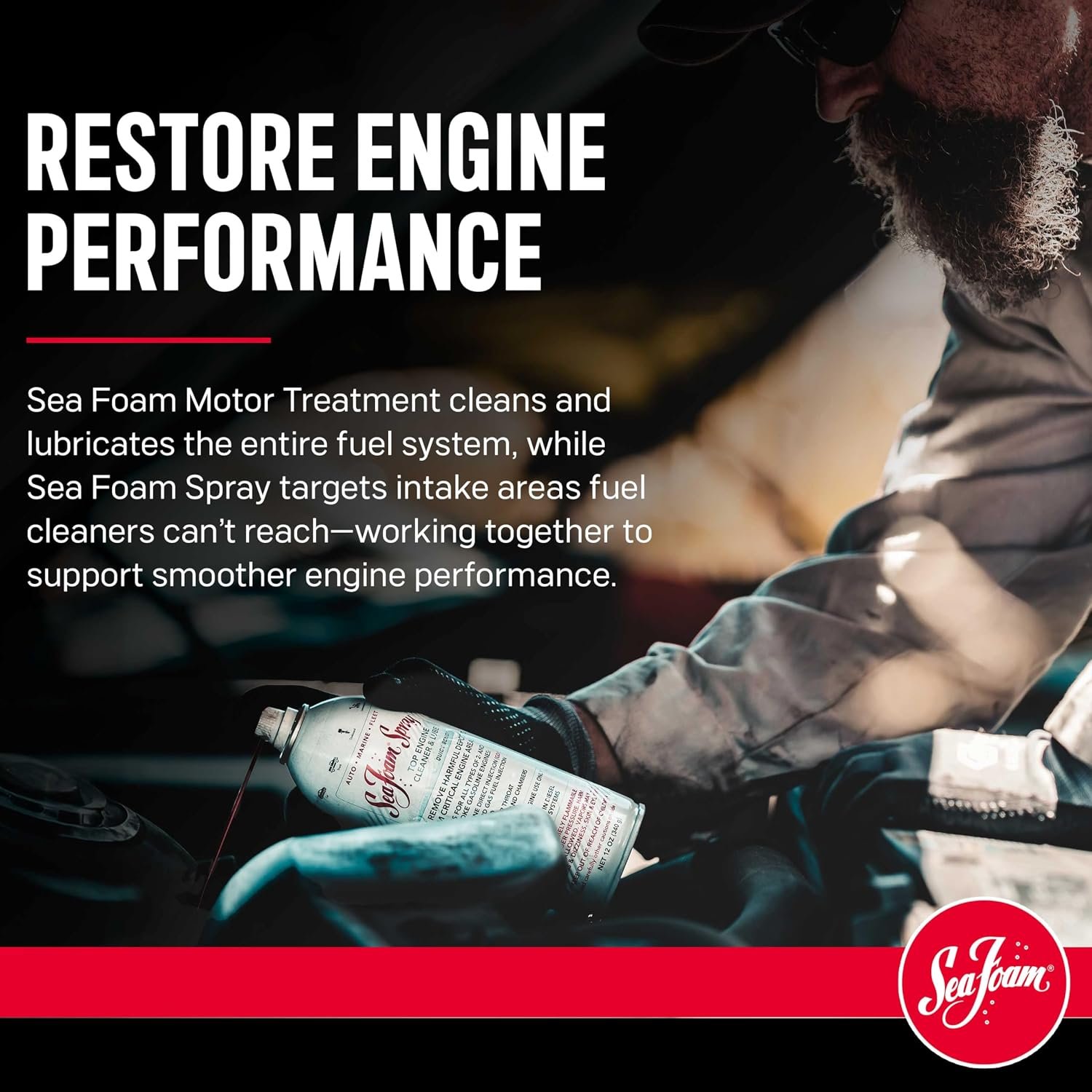 Sea Foam SFSS Combo Pack – 16oz Motor Treatment and 16oz Spray Motor Treatment Twin Maintenance Kit - Image 3