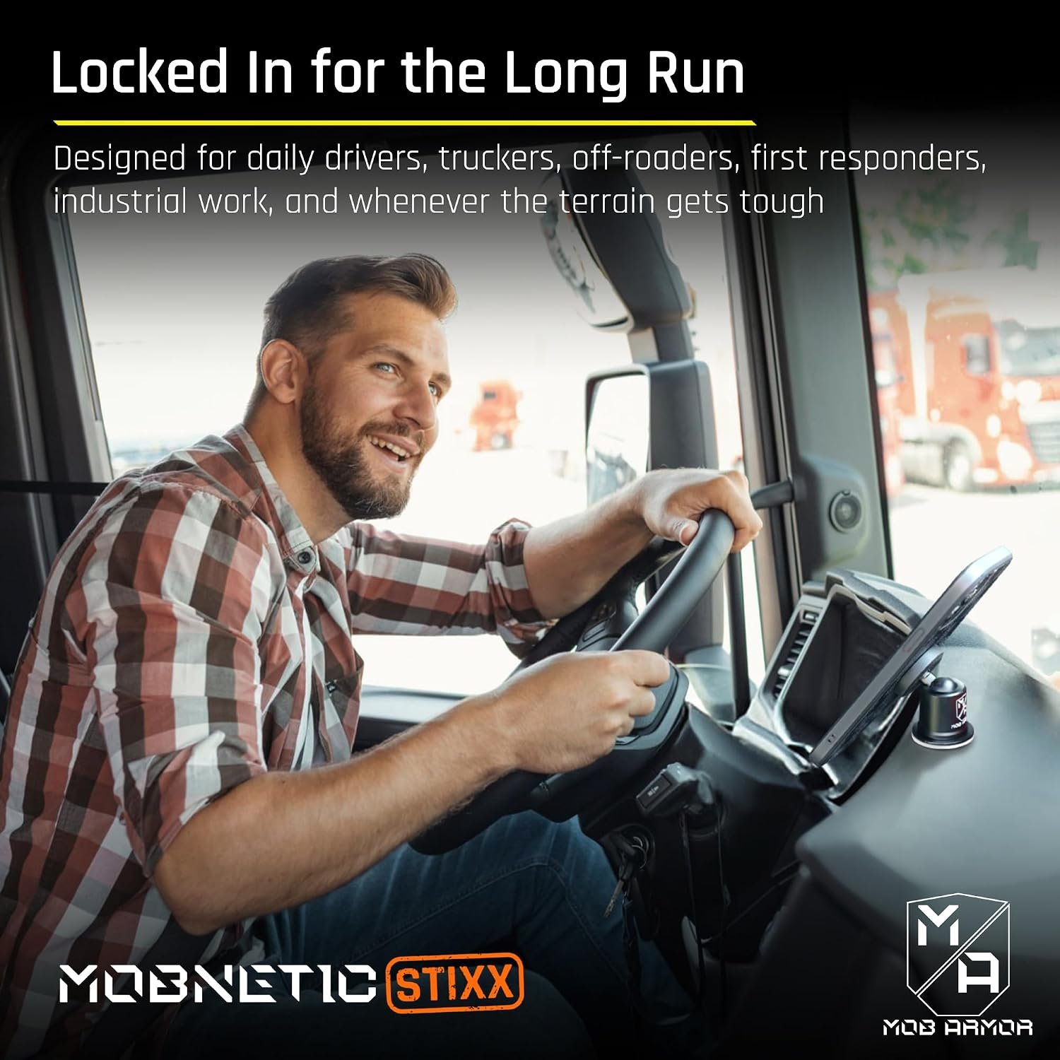 Mob Armor MobNetic Stix MOBNSTXBLK – Magnetic Phone Mount with Compact Low-Profile Design - Image 5