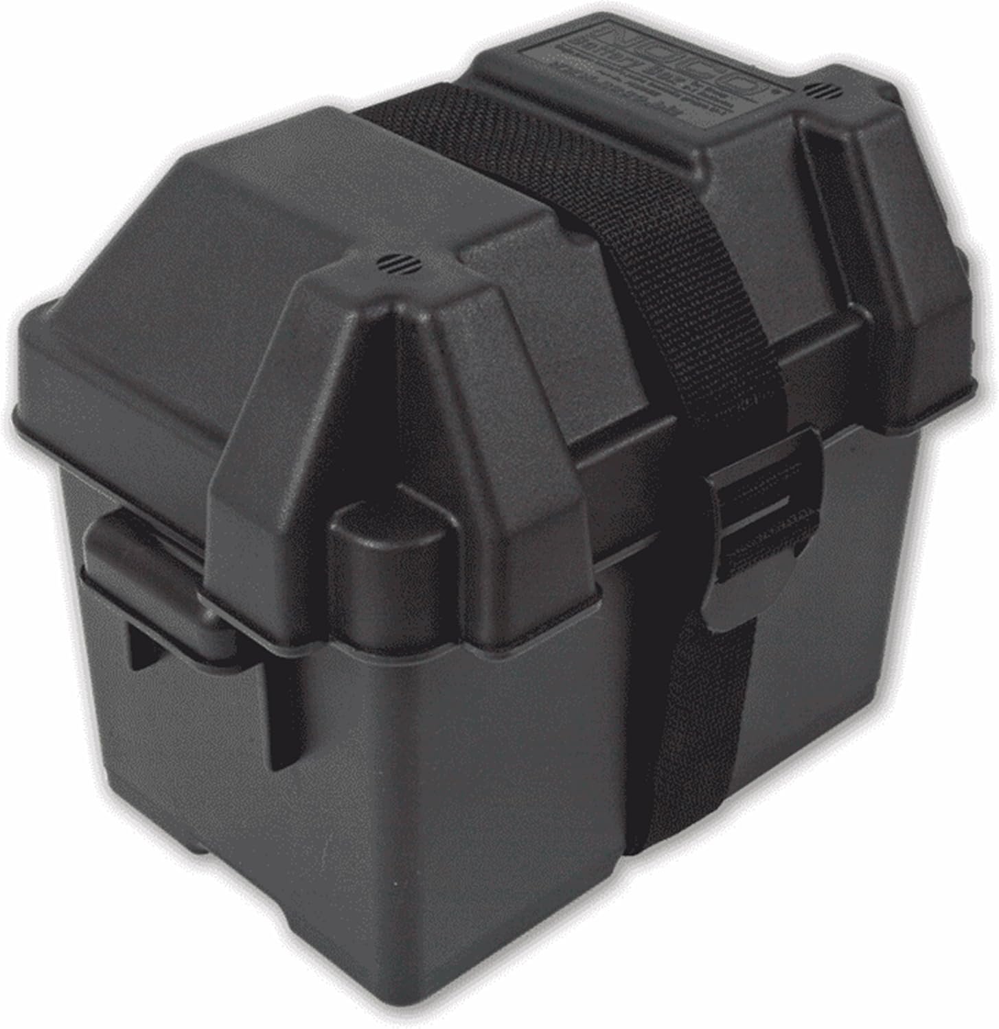 NOCO HM082BK Group U1 Battery Box – Marine Battery Enclosure with Strap, Mounting Hardware, and Polypropylene Construction