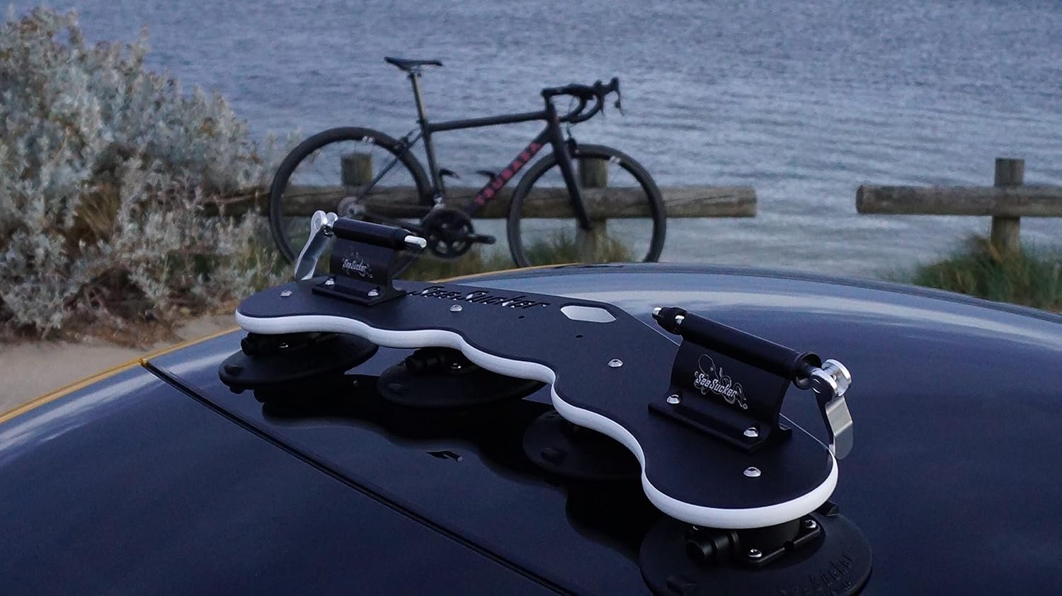 SeaSucker BM2106 Mini Bomber MAX Bike Rack – Vacuum-Mount Dual-Bike Carrier for Cars, SUVs, and Glass Surfaces - Image 5