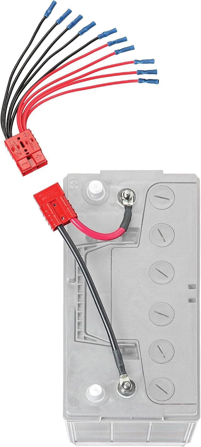 Connect-Ease CE12VB5K Multi 5-Lead Accessory Connection Kit – 12V Marine Power Distribution Harness with Five Accessory Outputs