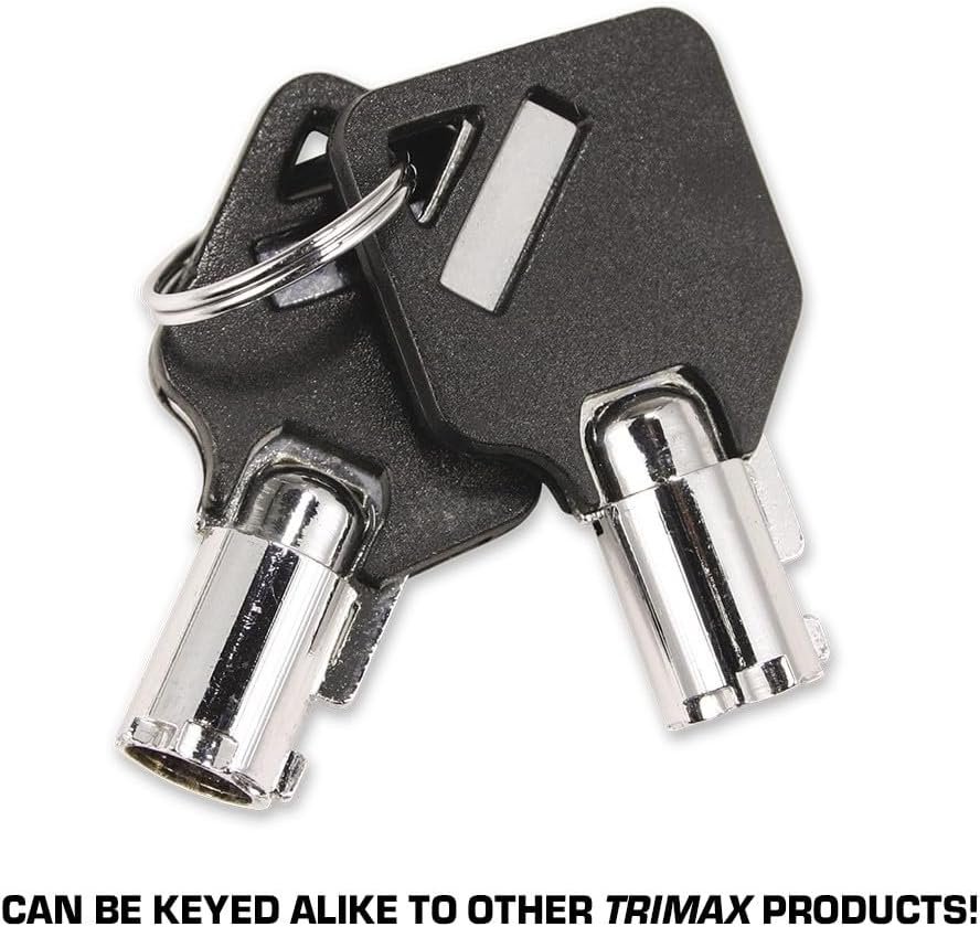 Trimax SXTS32 Universal Stainless Receiver Lock – 5/8 in Hitch Pin, Corrosion Resistant Security Lock - Image 3