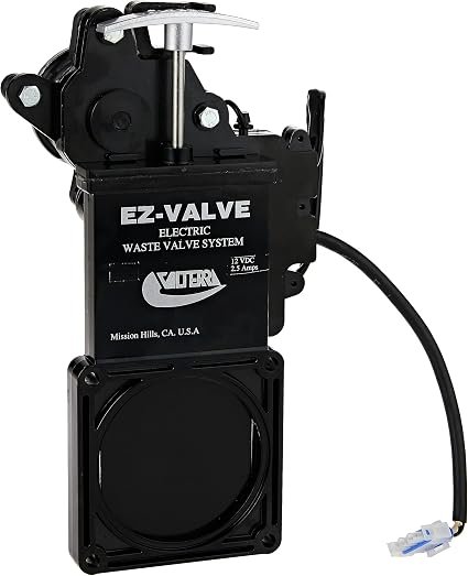 Valterra E1003VP BladeX Electric Waste Valve – 3 Inch RV Sewer Valve – Motorized Tank Drain Control System