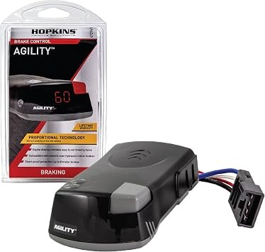 Hopkins 47294 Brake Controller – Electronic Trailer Brake Management System – Adjustable Towing Control