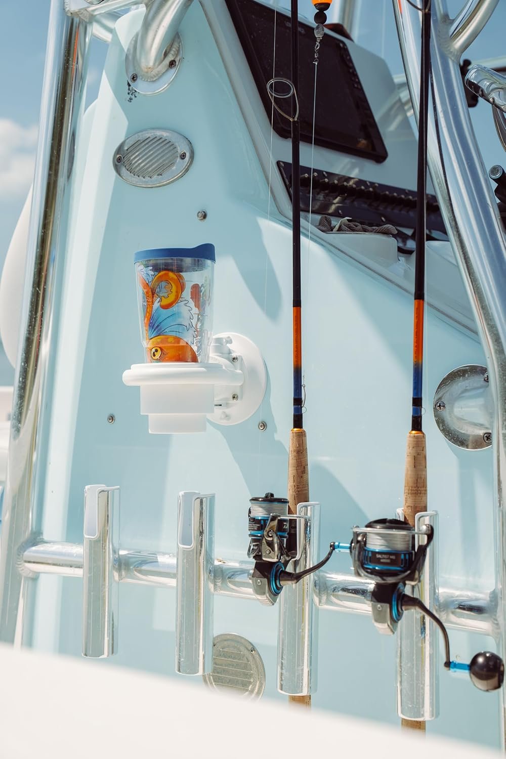SeaSucker MC5314W Vertical Cup Holder – White Vacuum-Mount Single Beverage Holder for Marine and Vehicle Use - Image 6