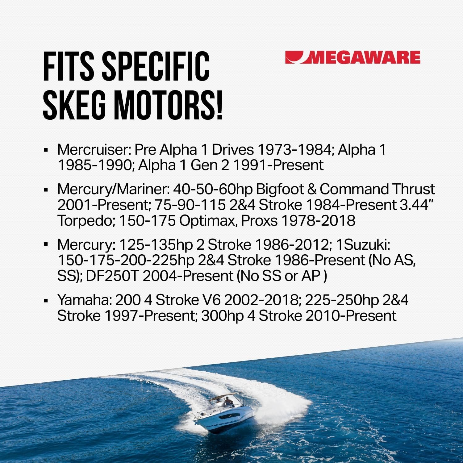 Megaware SkegPro 2655 Skeg Guard – Marine Stainless Steel Protector for Outboard Lower Unit Skegs - Image 2