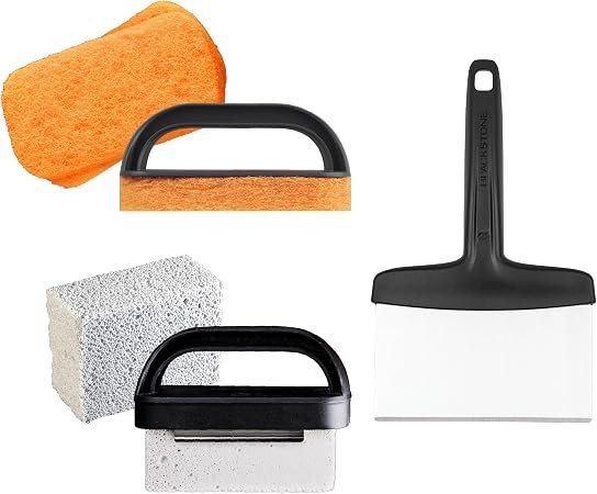North Atlantic Imports 5060 8-Piece Griddle Cleaning Kit – Complete Cleaning and Surface Maintenance Accessory Set