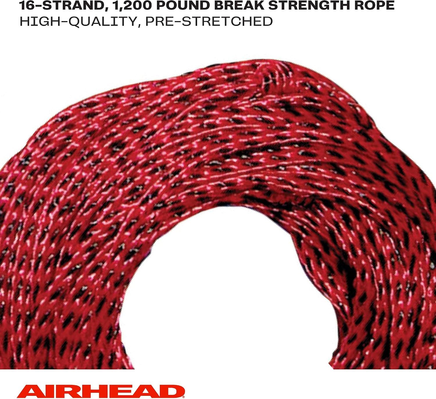 Airhead AHWR1 Wakeboard Rope with Phat Grip Handle – 75 ft Mainline, Aluminum Core Handle & Trick Handle Section - Image 3