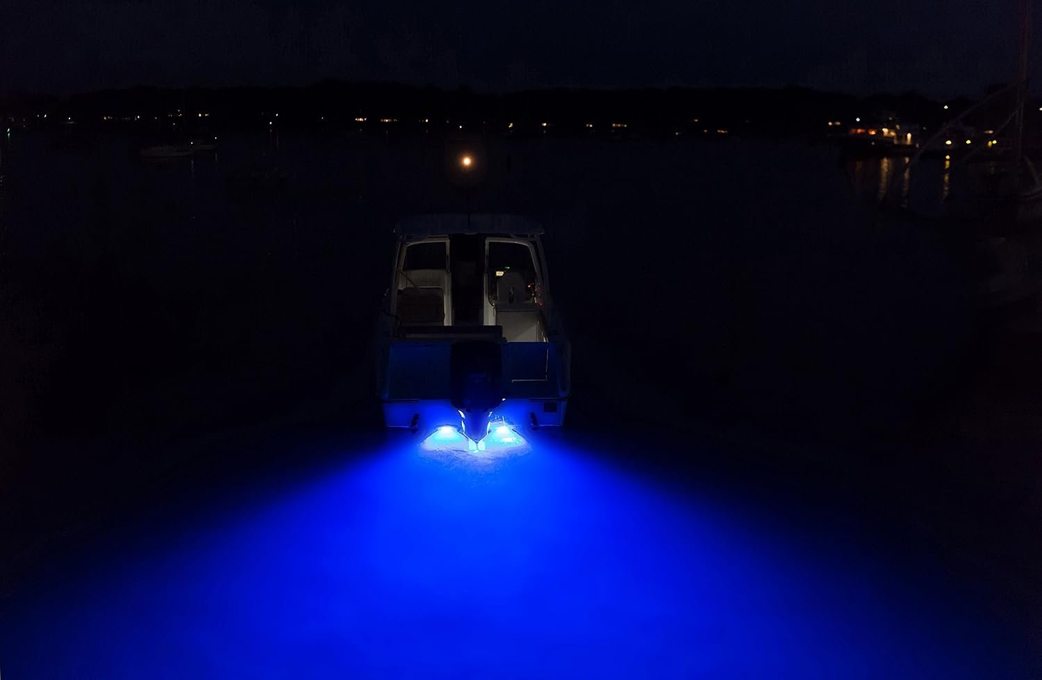 Attwood 66UW03B7 Blue Underwater LED Light – 3 LED Surface Mount Fixture – 12/24V Marine Illumination - Image 3