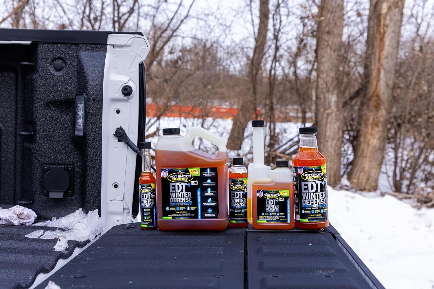 Hot Shot's Secret EDTWAG8OZ EDT+ Winter Defense Diesel Fuel Treatment – 8 oz Bottle with Anti-Gel Formula and Cetane Improver - Image 3