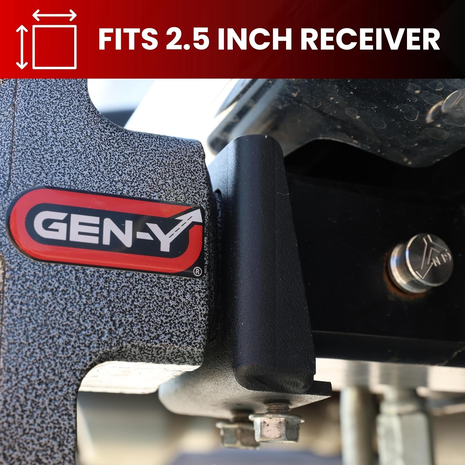 Gen-Y Hitch 2.5in Bolt-On Anti-Rattle Attachment – Receiver Hitch Stabilizer for Smoother Trailer Towing - Image 3