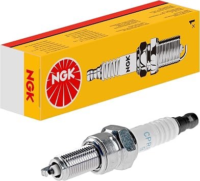 NGK 5958 CPR6EB-9 Motorcycle Spark Plug 10-Pack – Resistor Ignition Plugs for Consistent Engine Performance