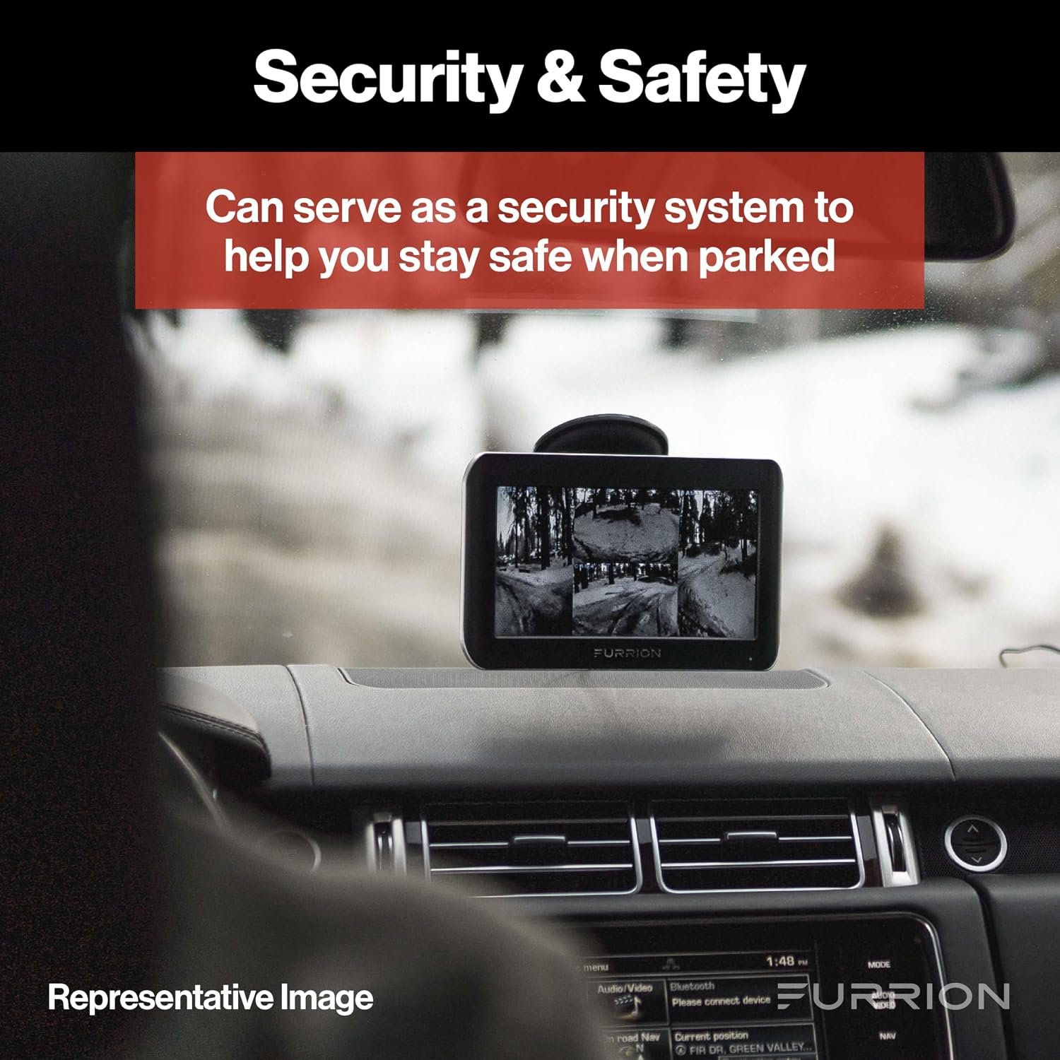 Furrion Vision S 4.3in Monitor and Single Doorway Camera System – RV Observation and Entry Monitoring Package - Image 6