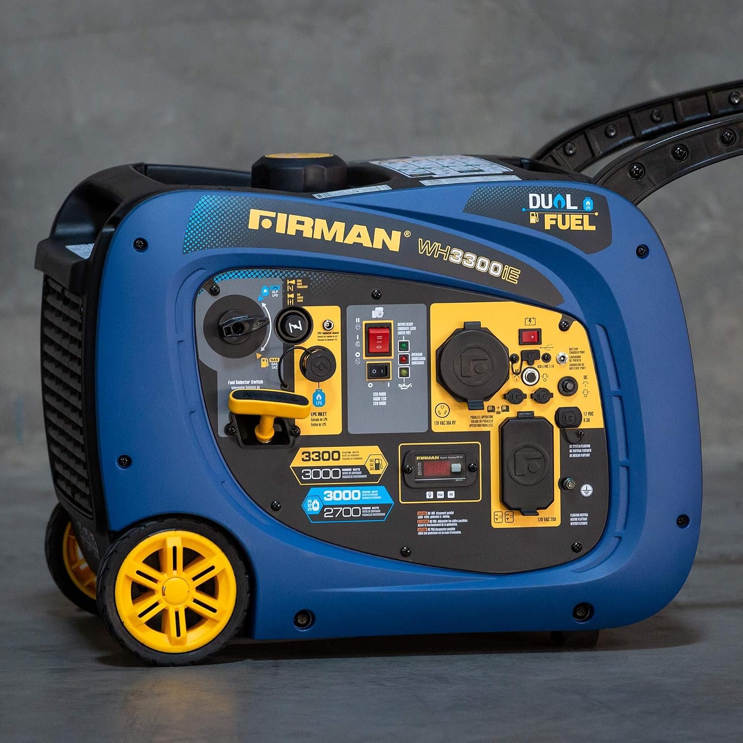 Firman WH03042 Dual Fuel Inverter Generator – 3200 Starting Watts with Electric Start for Gasoline or Propane Operation - Image 2