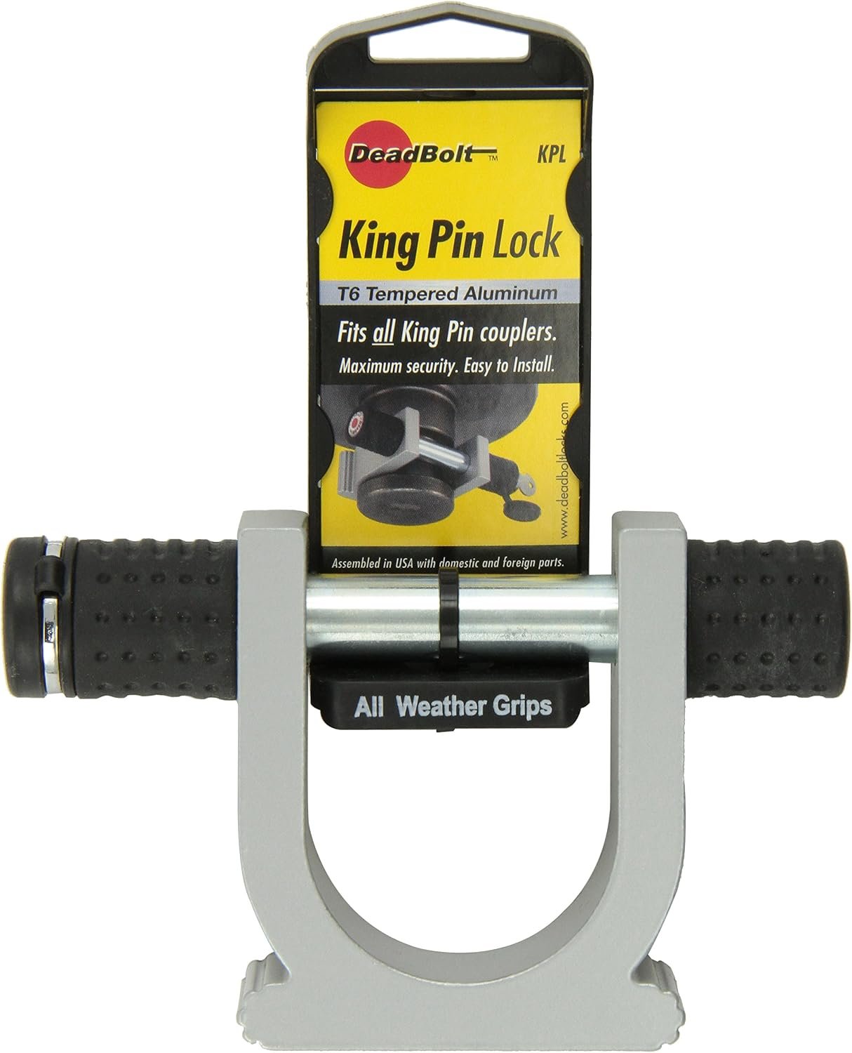 C.T. Johnson KPL King Pin Lock – Heavy-Duty Trailer Security Lock for Fifth-Wheel and Semi Trailer Applications