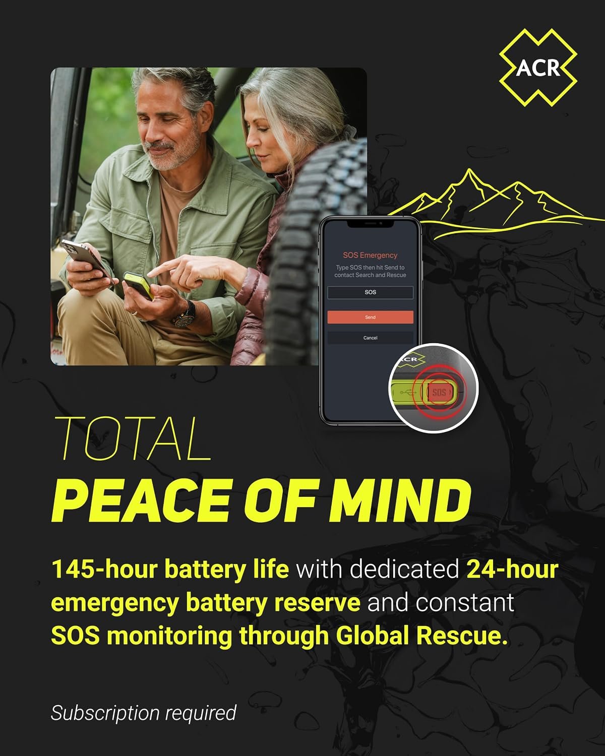 ACR Electronics 4620 Bivy Mesh with LoRa – Off-Grid Satellite-Free Emergency Communication Device with GPS Tracking - Image 3