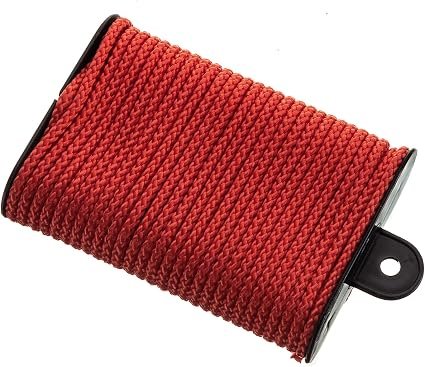 Attwood 117002 Neon Polypropylene Cord – 1/8in x 45ft Floating Utility Rope for Marine Applications